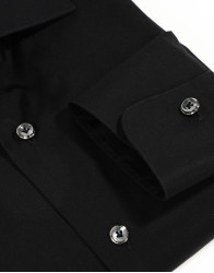 Castello d'Oro Black Shirt 100%Cotton thumbnail 6